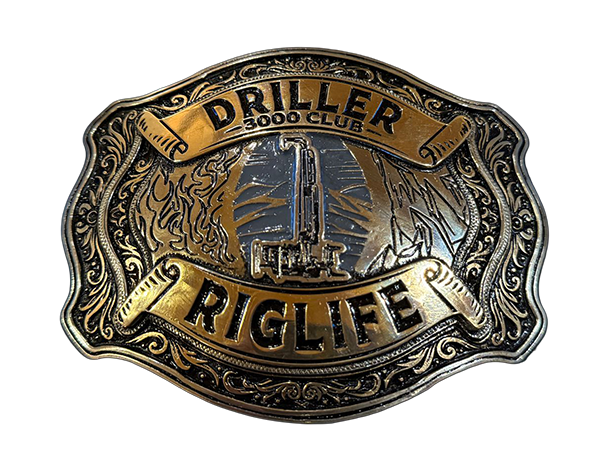 RIGLIFE 3000 FT Club belt buckle