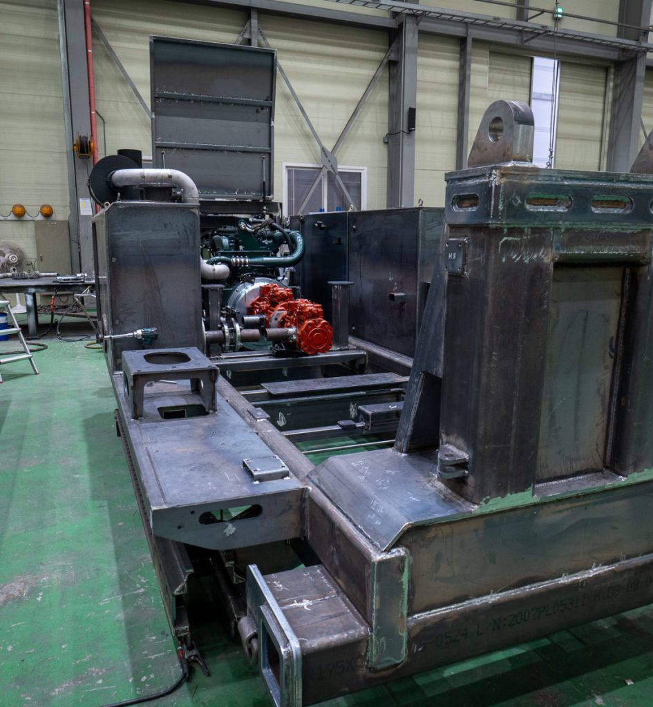 Drill rigs in the manufacturing process