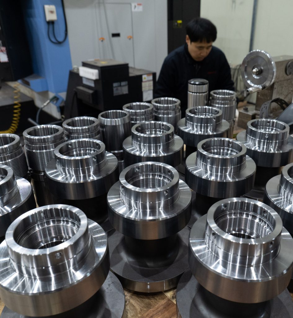 Drill rig parts in stock at the GTD desco factory