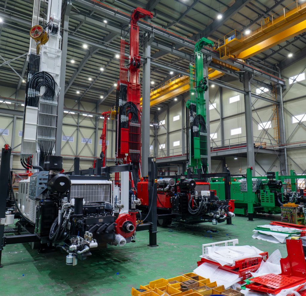 Commissioned GTD desco drill rigs