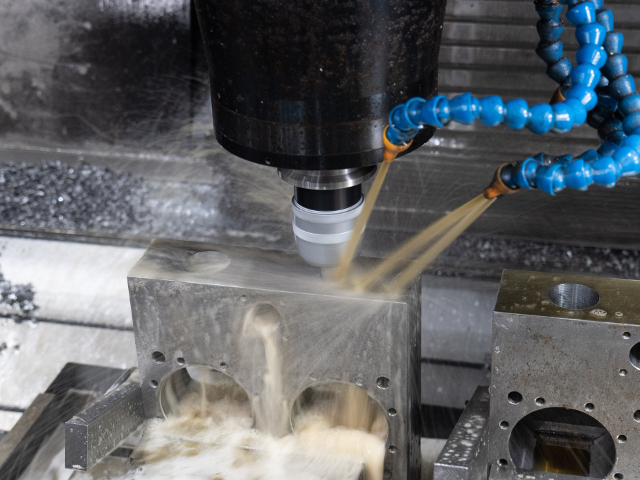 CNC machined drill rig parts