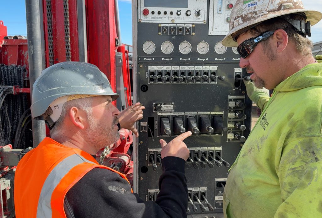 Drilling with a GT35