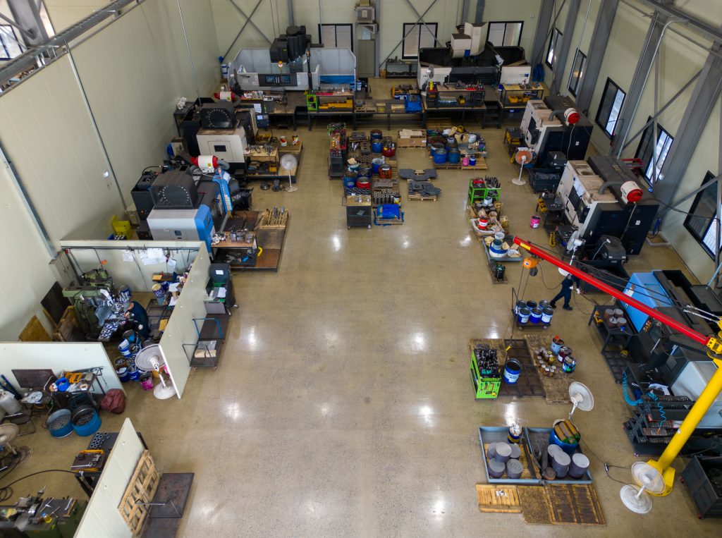 Drill rig parts in manufacture