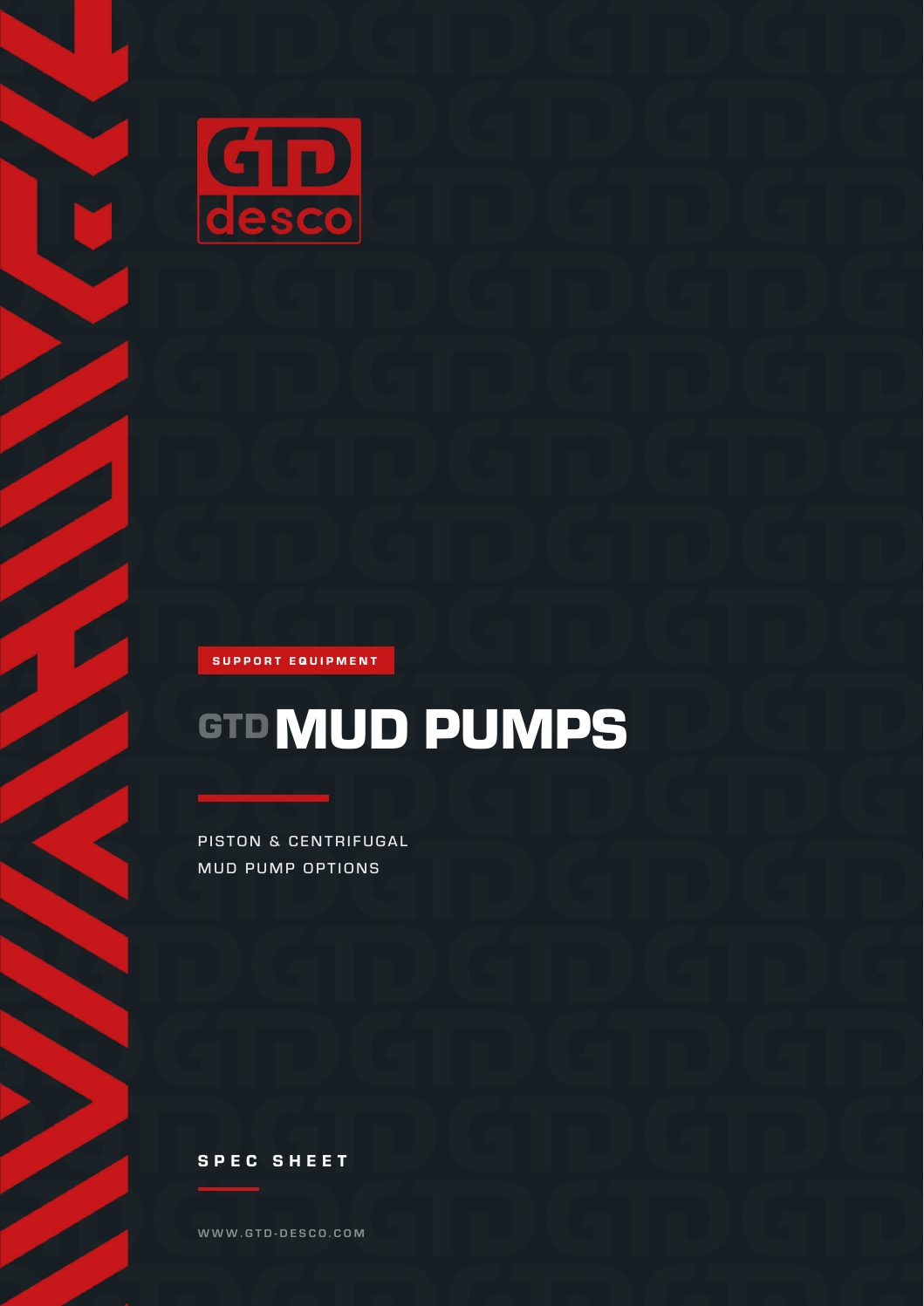 Mud pumps spec sheet, first page