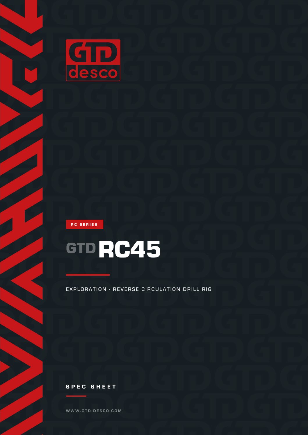 RC45 spec sheet, first page
